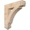 Ekena Millwork Thorton Arts & Crafts Smooth Bracket, Douglas Fir, 3 1/2"W x 18"D x 18"H BKT04X18X18THR03SDF - alternate 1